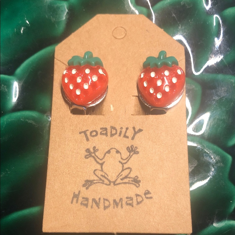 Strawberry Earrings - 3 for $25